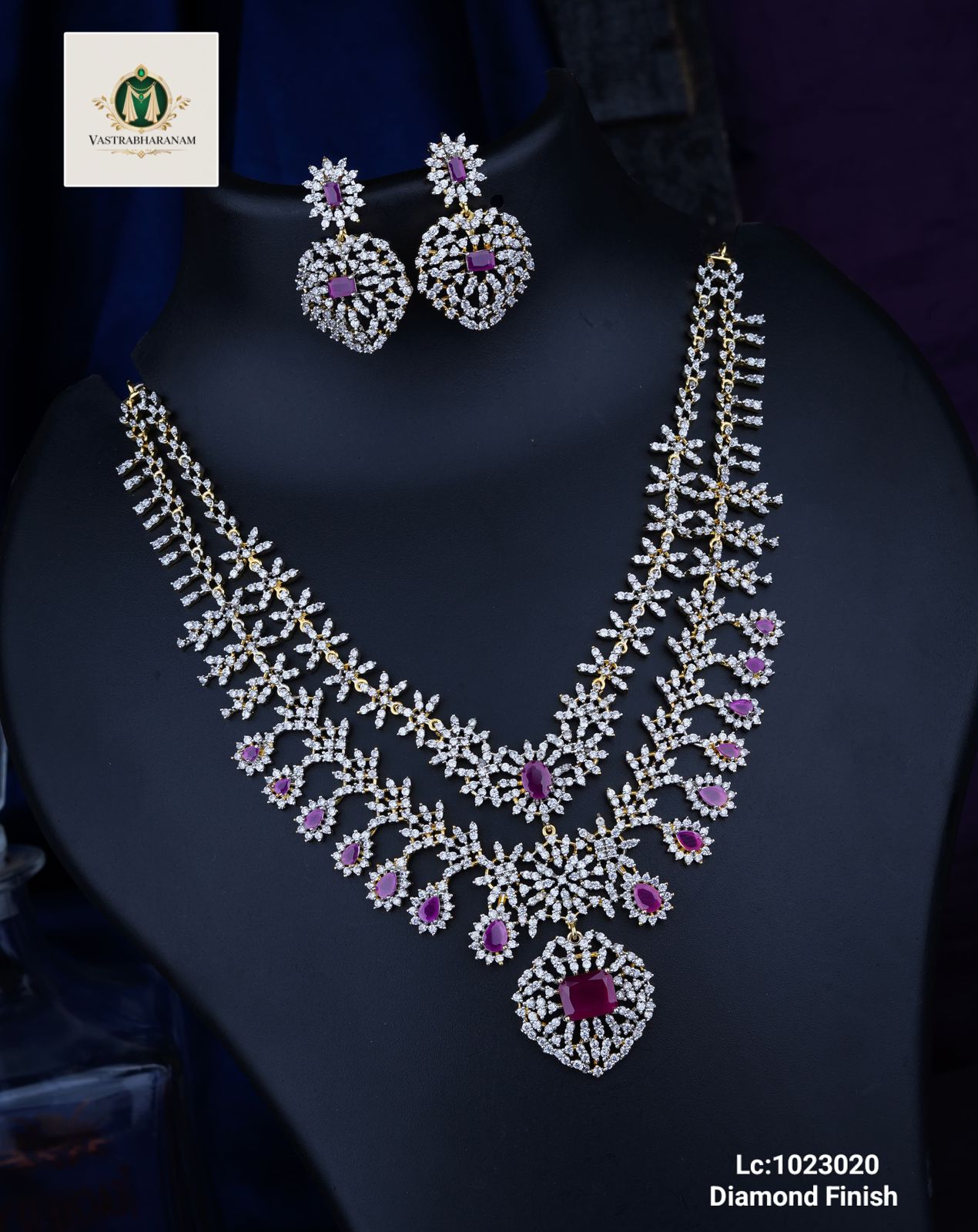 2 Layer Bridal Diamond Haram