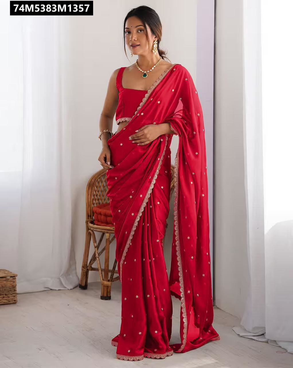 Rangoli silk saree