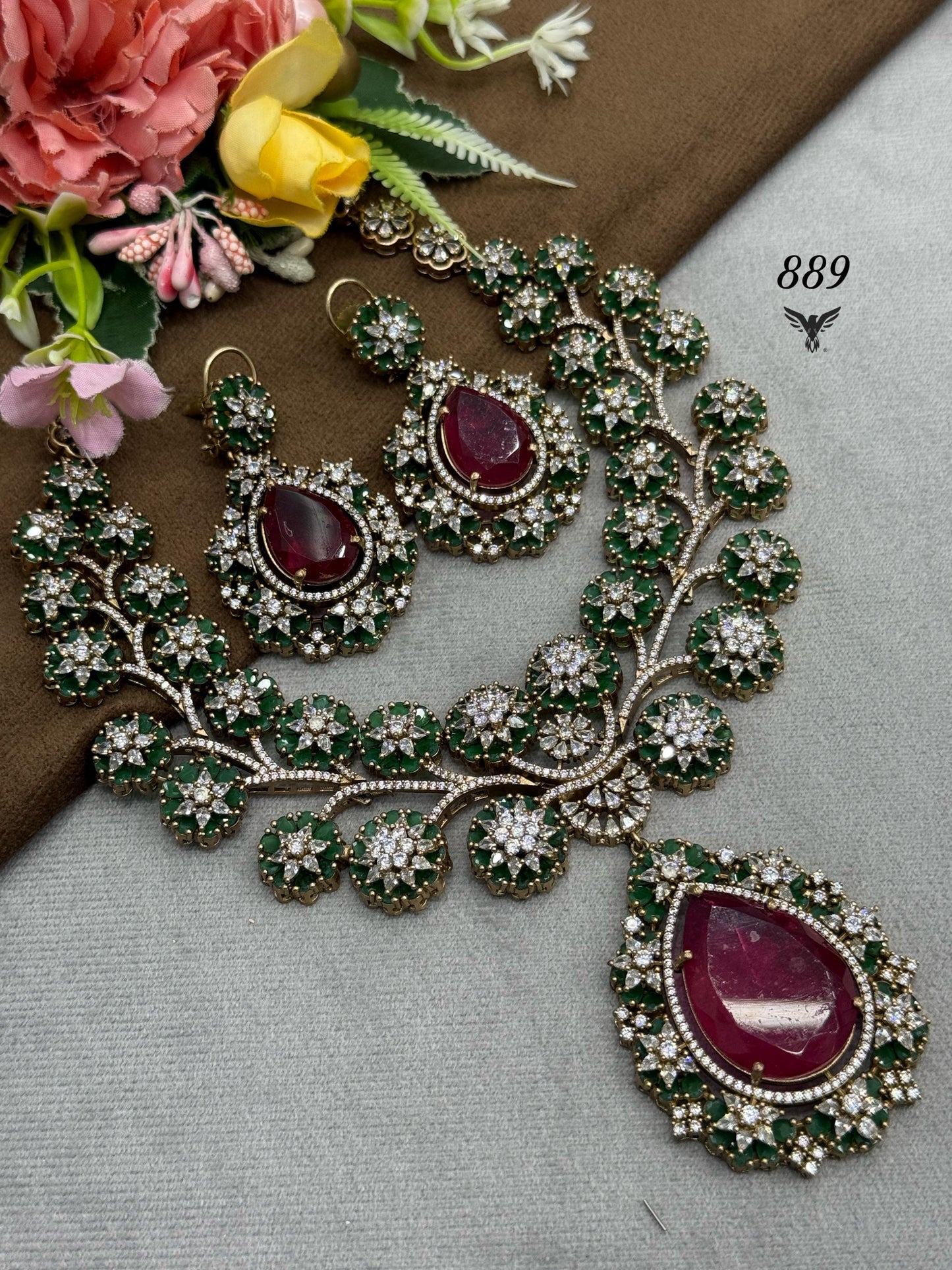 Statement Floral Necklace