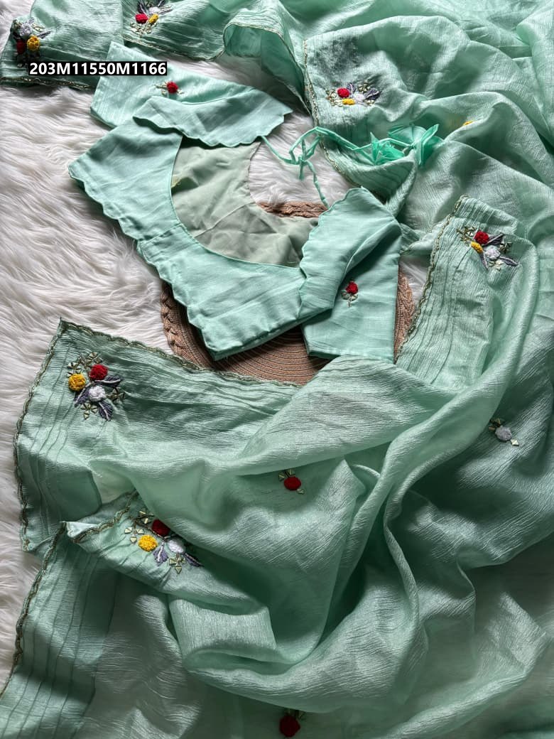 Candy Crush Handwork Saree