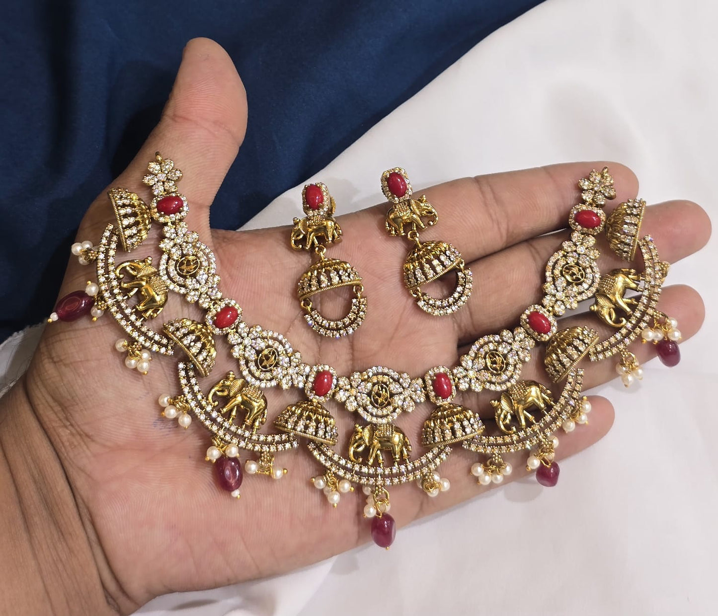 Vintage Elephant Necklace