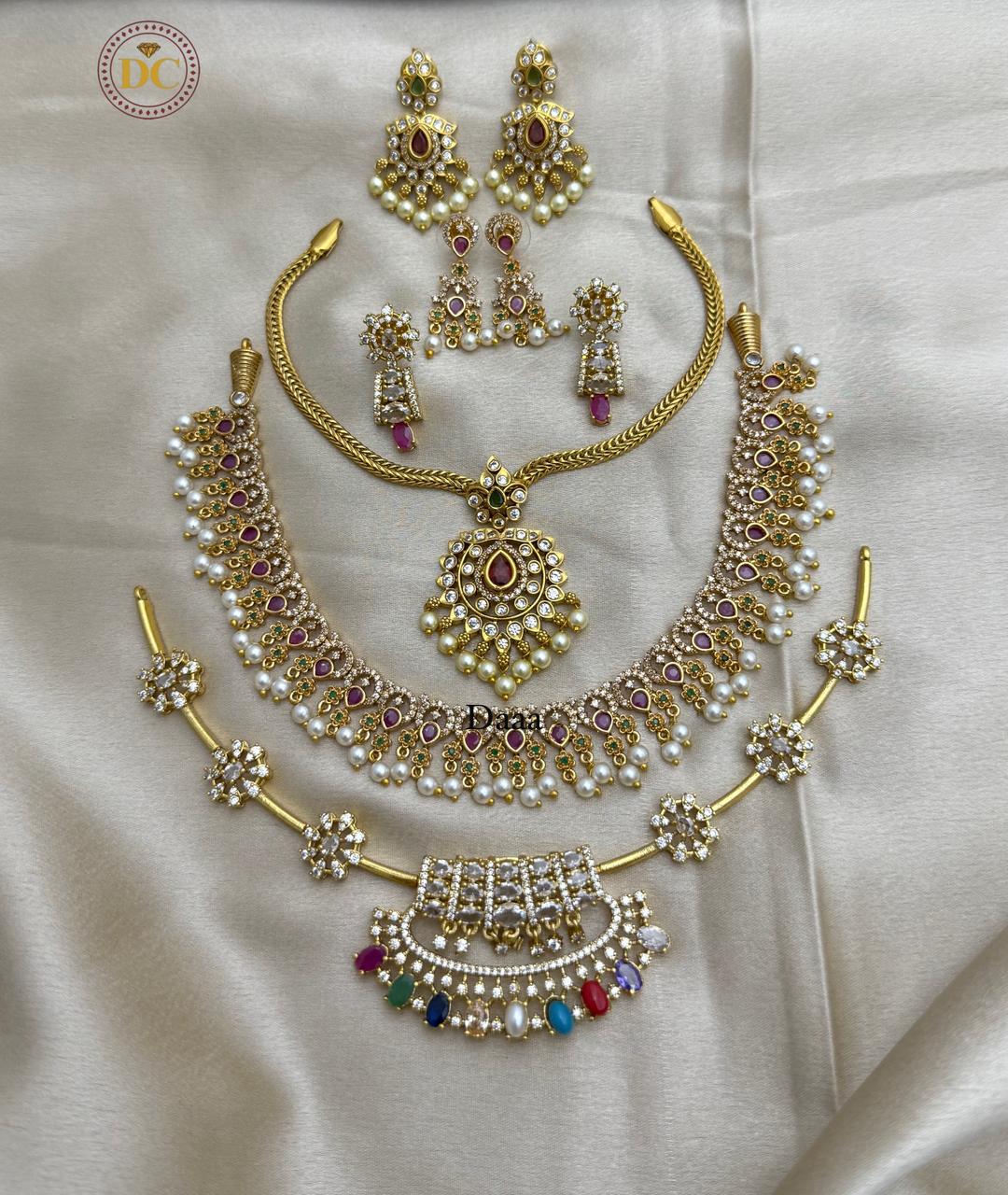 Short Necklace Combo Of 3 Sets