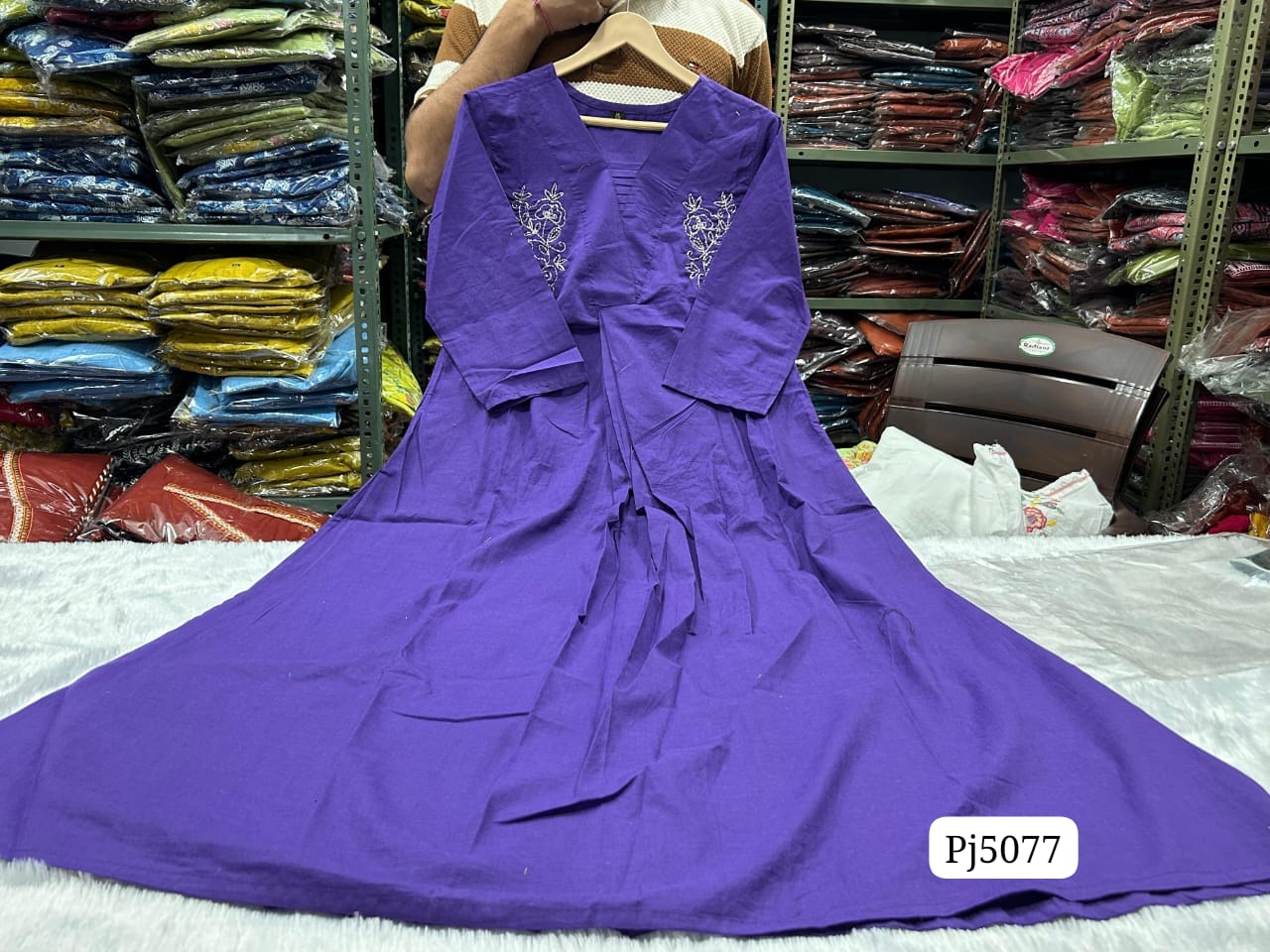 Floral Fine cotton kurti Palazza set