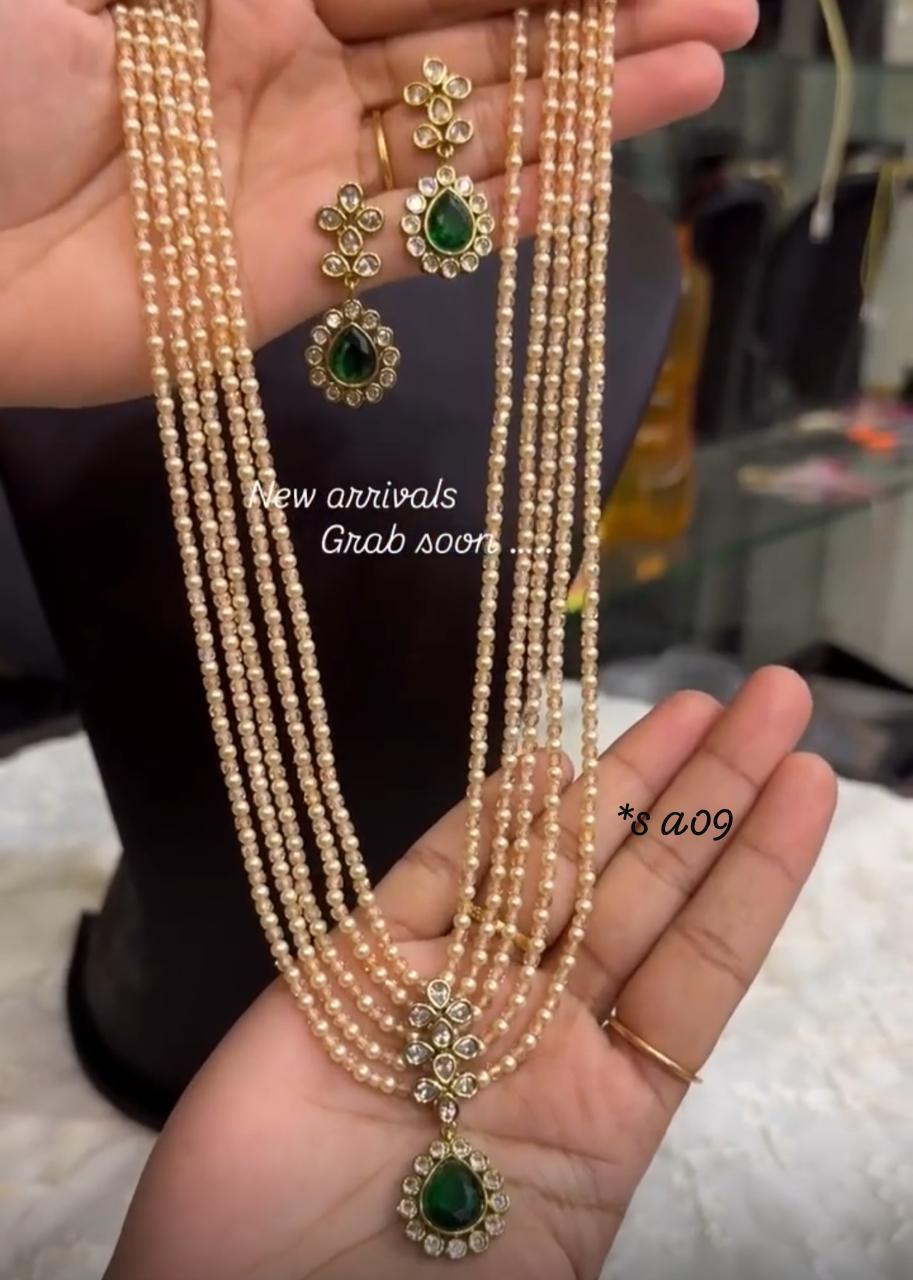 Vaidehi Multi-Layer Pearl haram