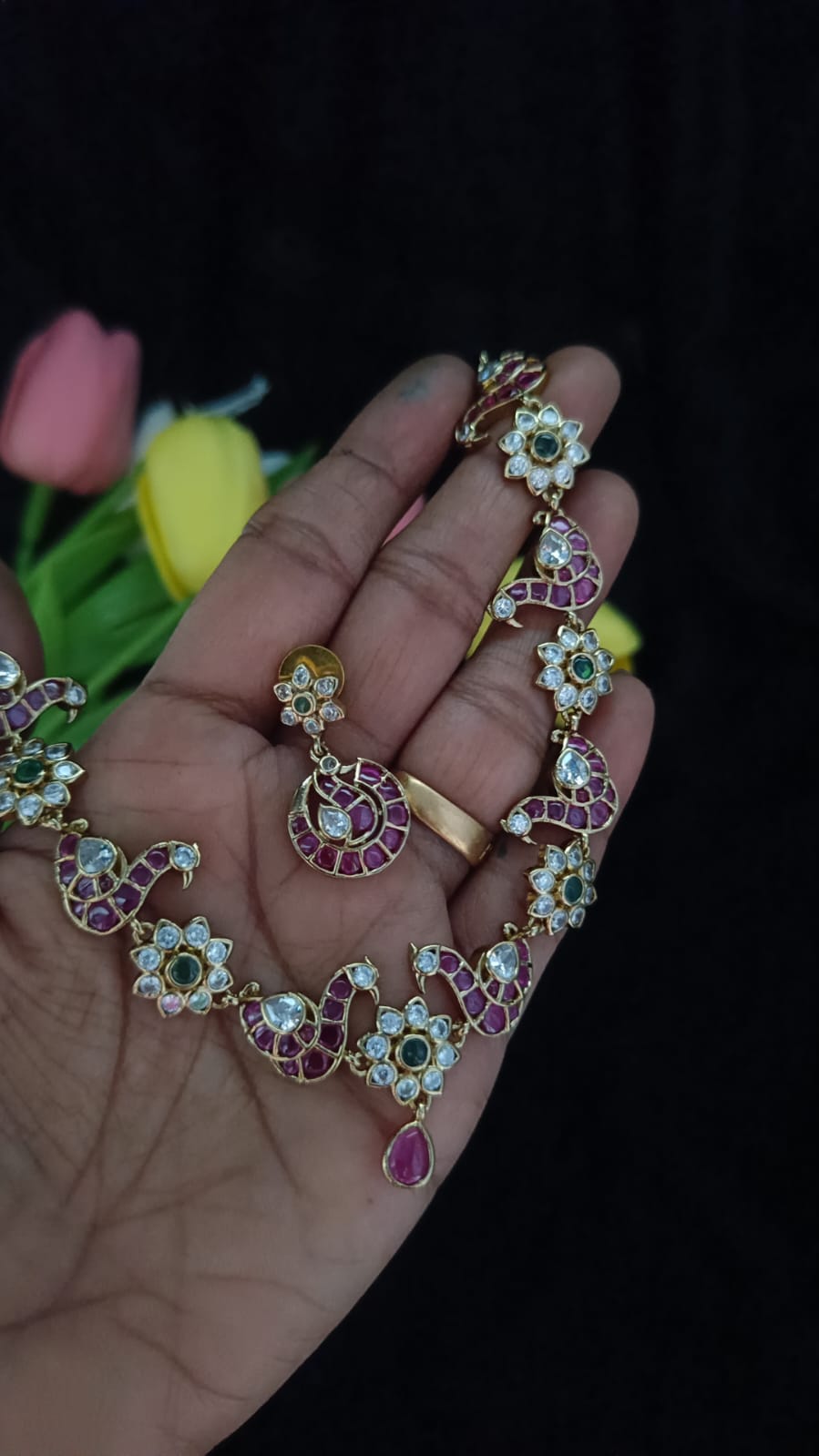 Kemp Peacock Necklace