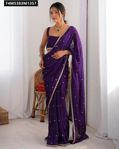 Rangoli silk saree