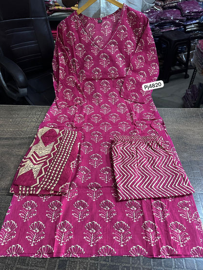 Pure Cotton Kurthi Set