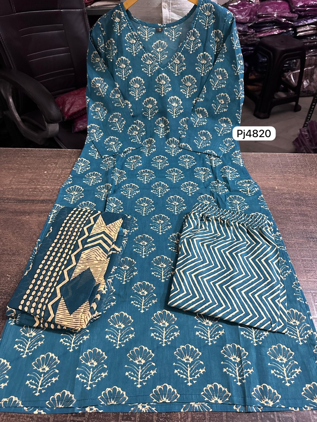 Pure Cotton Kurthi Set