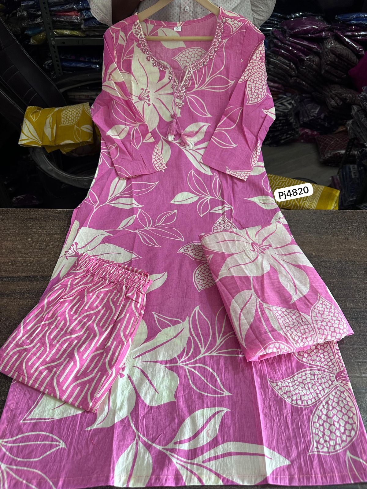 Pure Cotton Kurthi Set