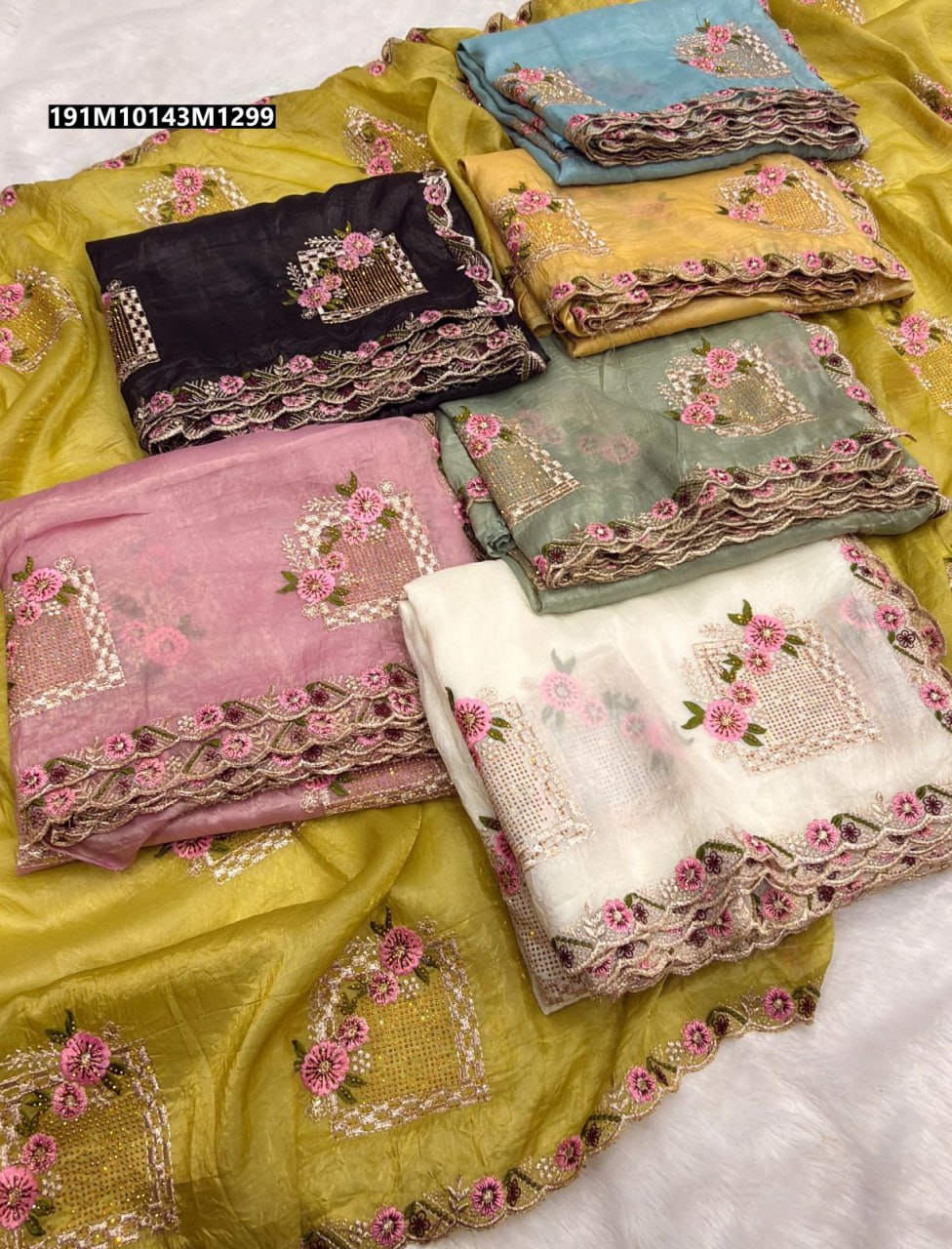 Pure paper silk crush saree