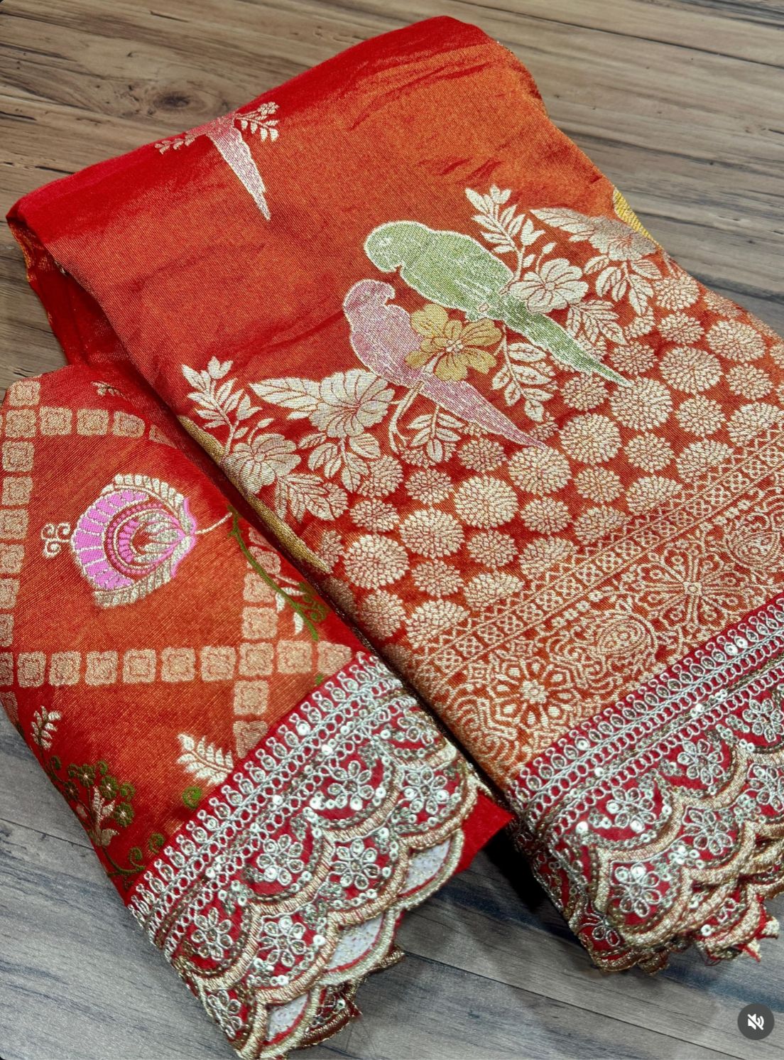 Organza Tissue silk weaving saree