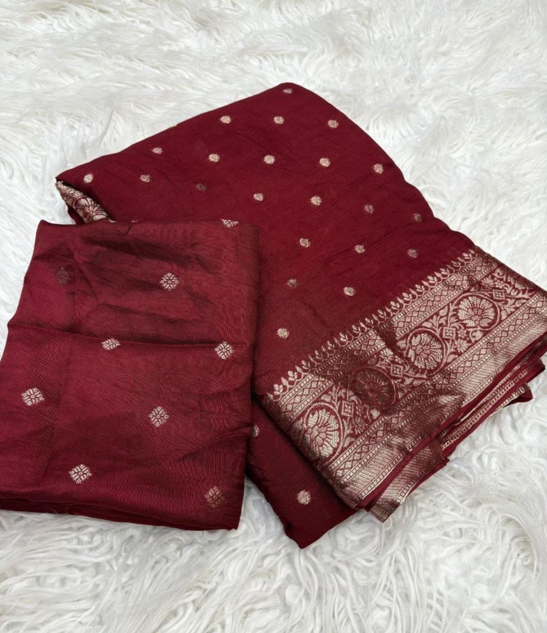 Pure viscose Chinnon saree