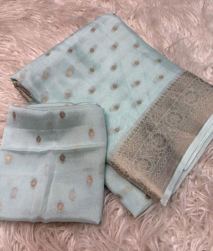 Pure viscose Chinnon saree