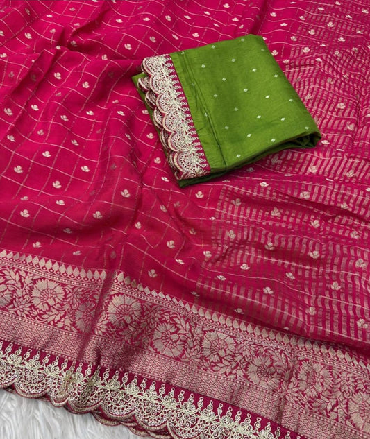 Pure viscoses Chinnon saree