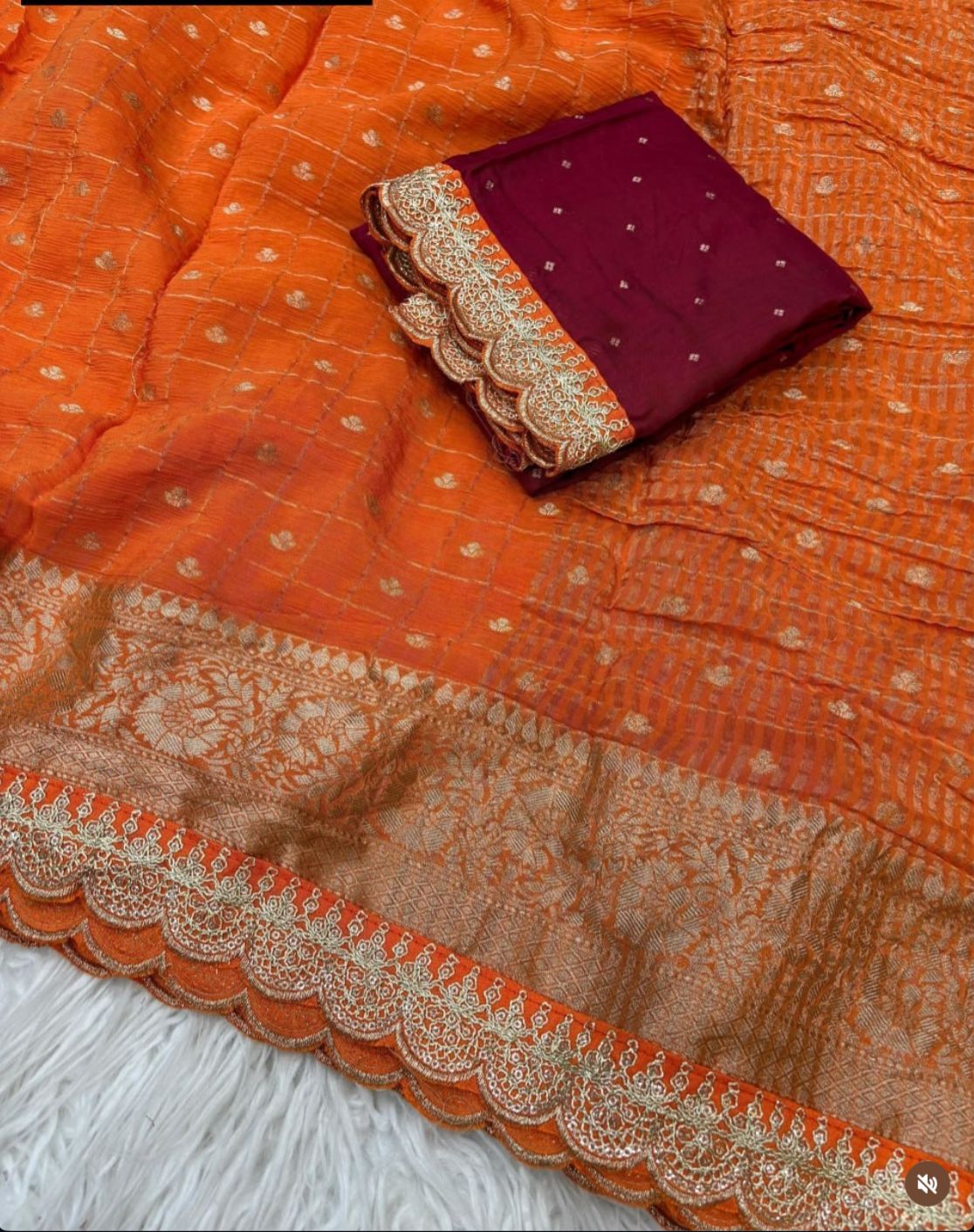 Pure viscoses Chinnon saree