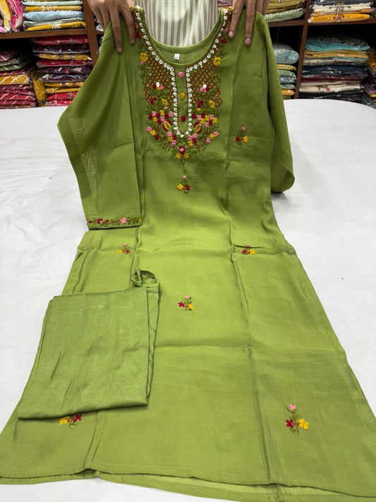 Premium Mul Chanderi Kurthiset