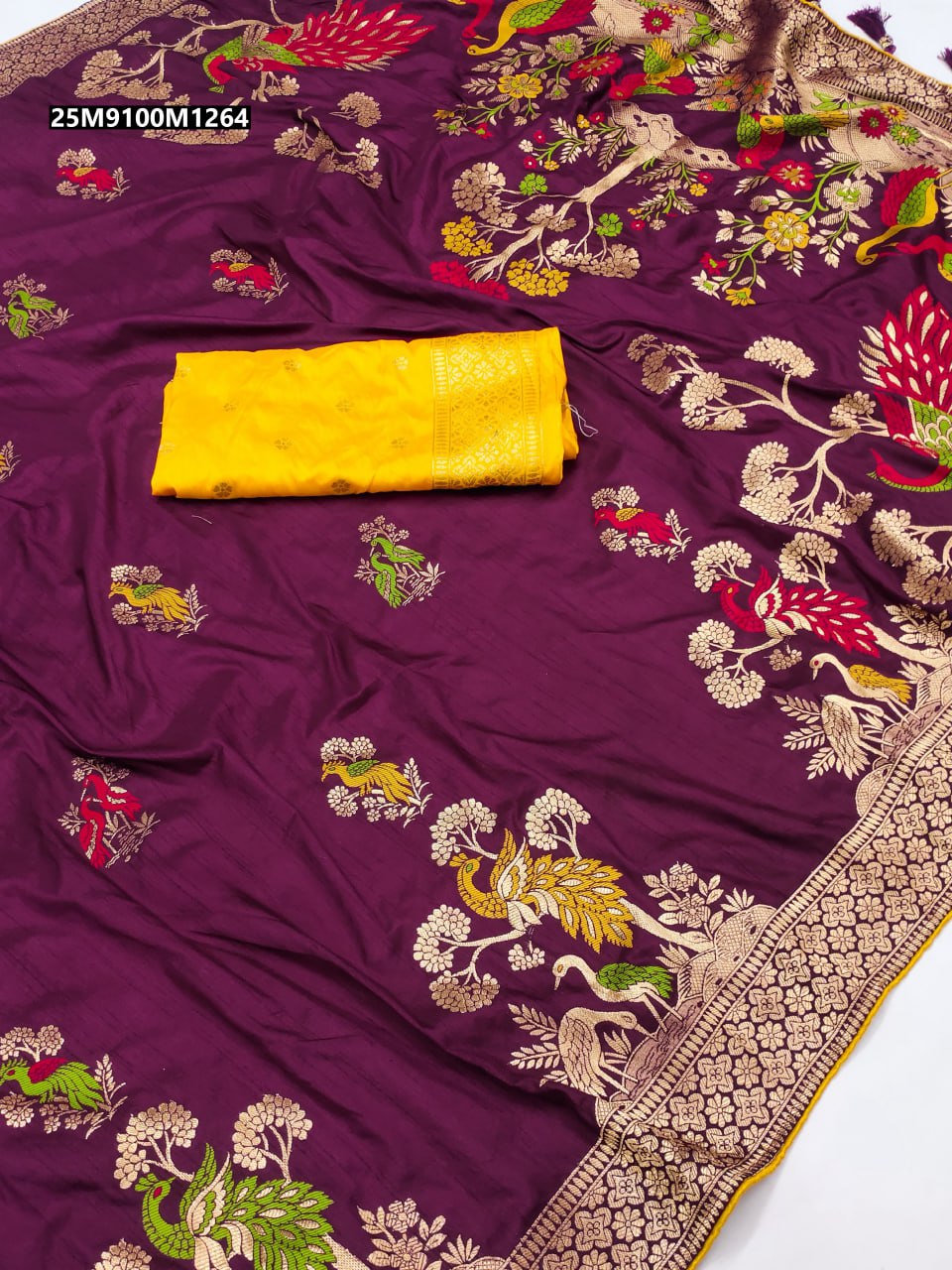 Pure viscose Dolla Silk saree
