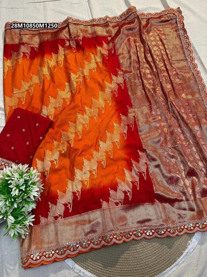 jari weaving pallu saree