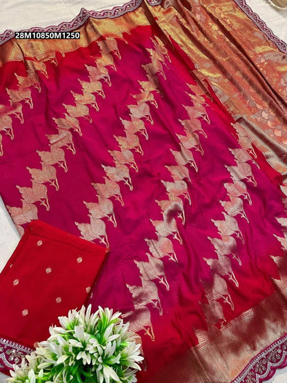 jari weaving pallu saree