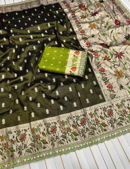 PAITHANI TISSUE SILK SAREE