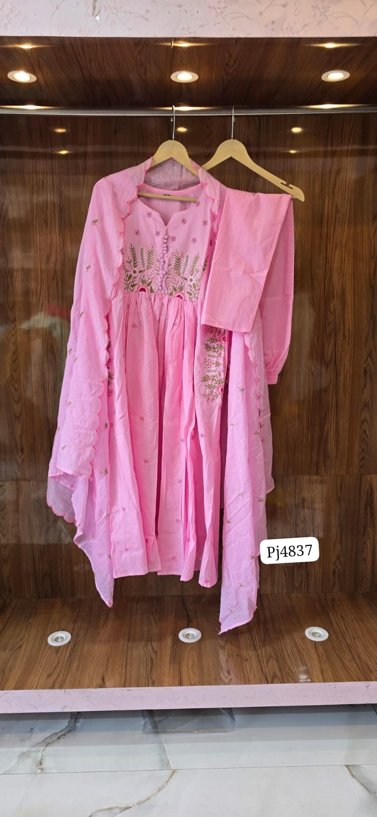 Pure MulMul Cotton Kurthi set