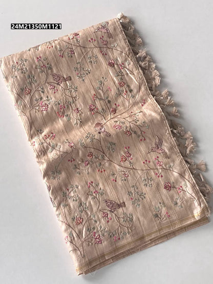 Pure Loom Tussar Saree