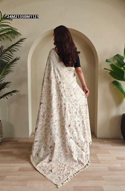 Pure Loom Tussar Saree