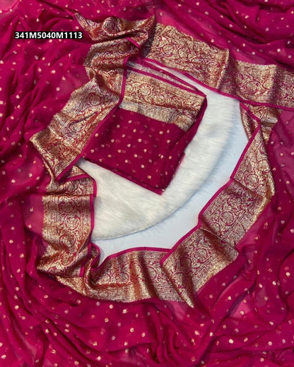 Viscose Georgette Saree