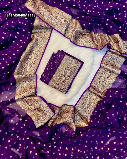 Viscose Georgette Saree