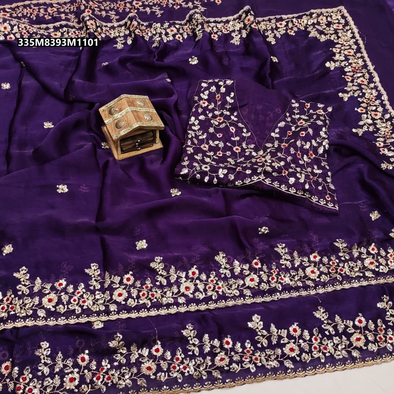 Pure Fandy Chiffon saree