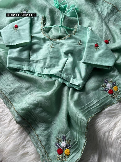 Candy Crush Handwork Saree