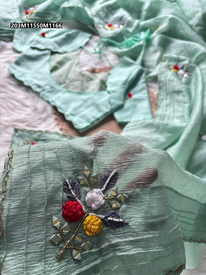 Candy Crush Handwork Saree