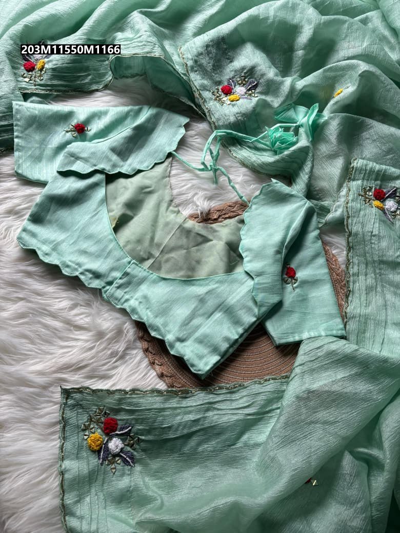 Candy Crush Handwork Saree