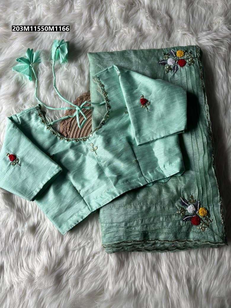 Candy Crush Handwork Saree