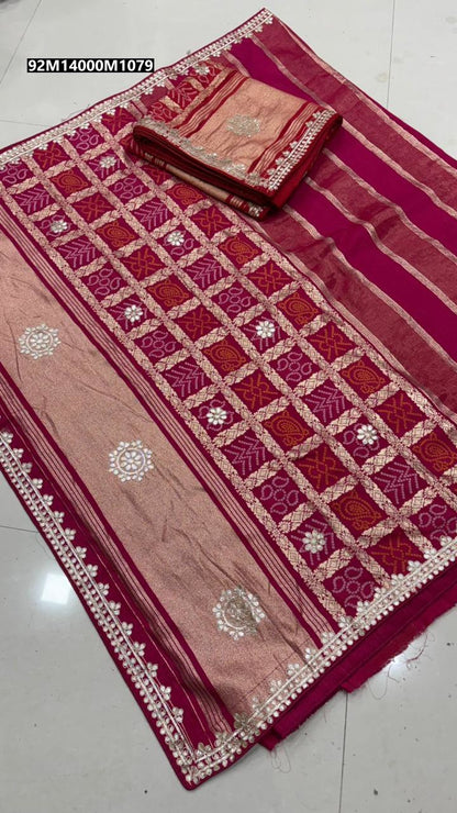 PURE GAJJI SILK SAREE