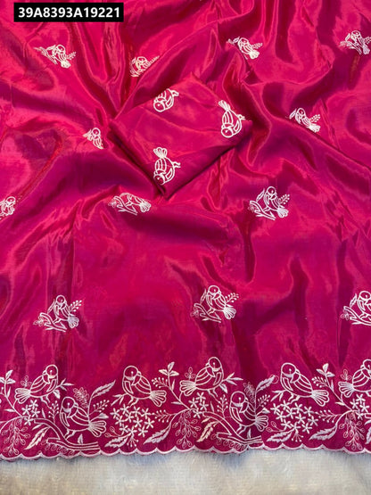 Premium soft gold crush Designer Saree