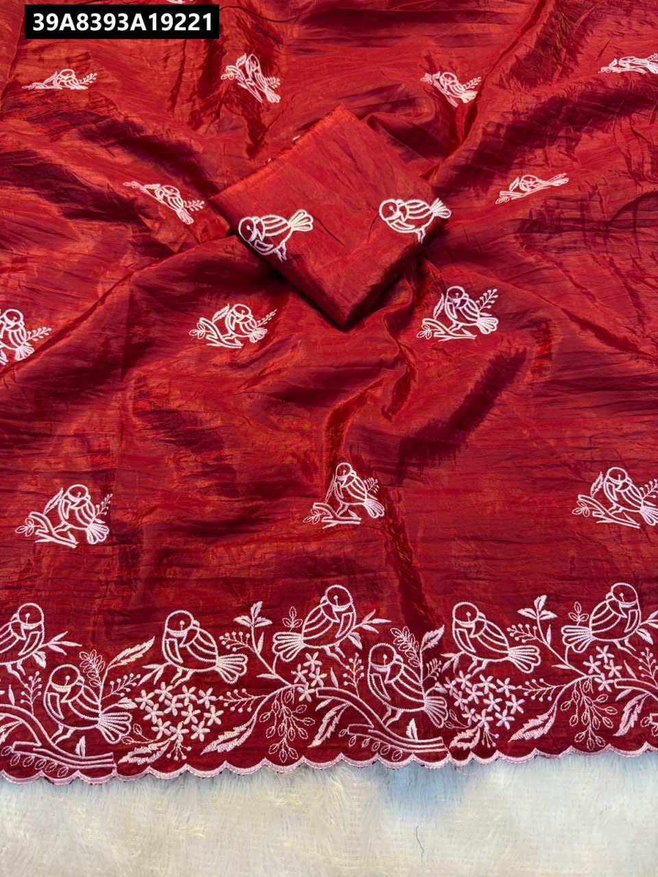 Premium soft gold crush Designer Saree