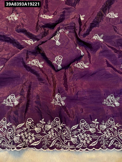 Premium soft gold crush Designer Saree