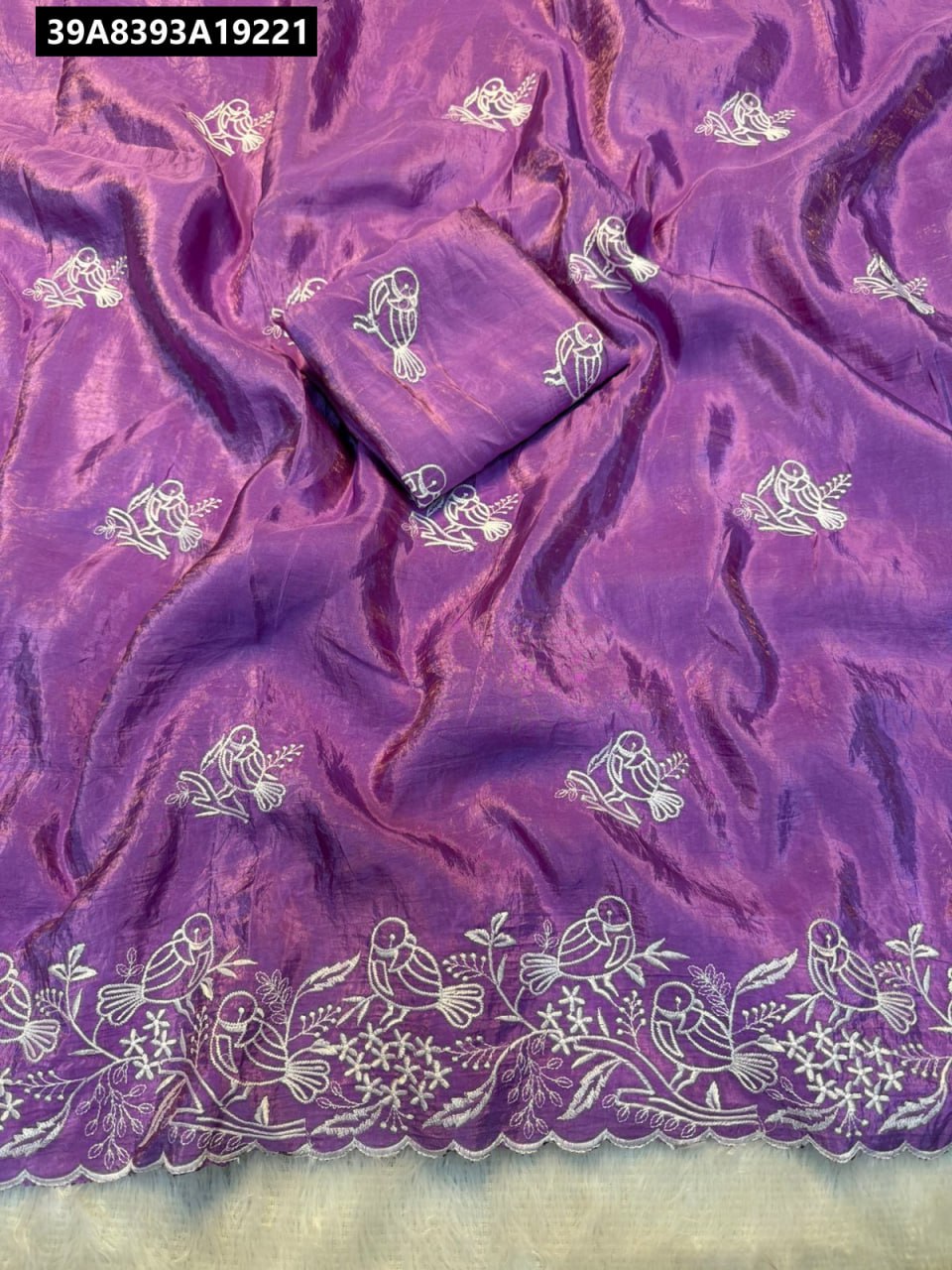 Premium soft gold crush Designer Saree