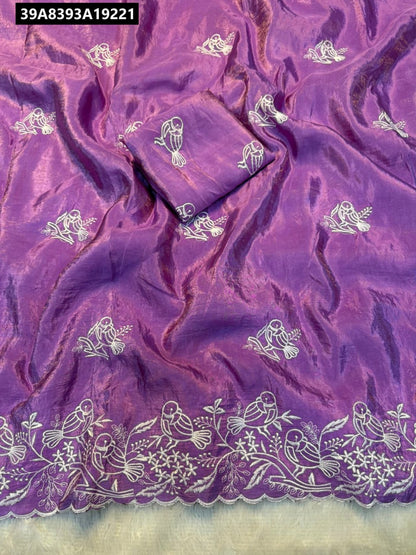 Premium soft gold crush Designer Saree