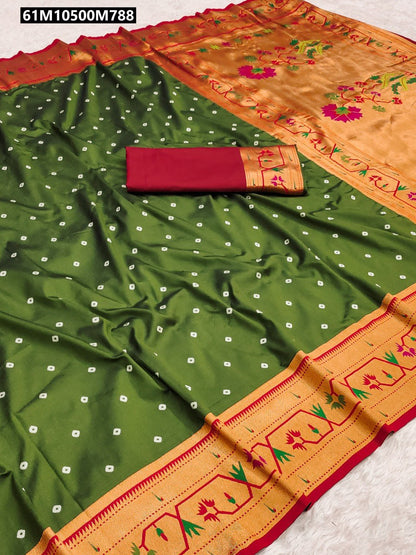 Soft silk Paithani Saree