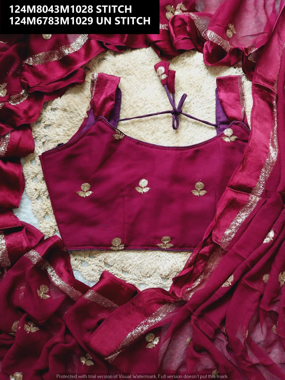 Pure viscose Georgette saree