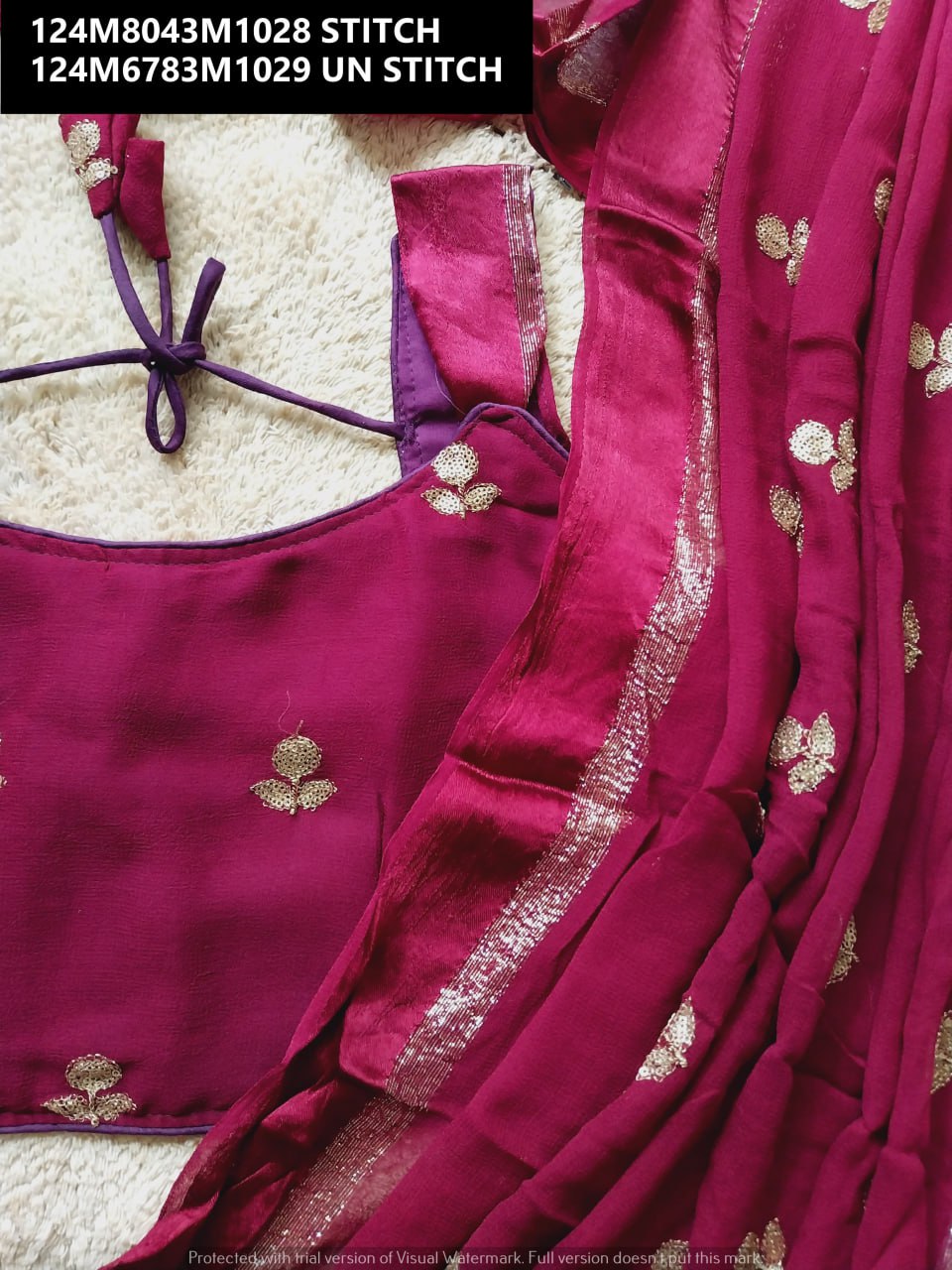 Pure viscose Georgette saree