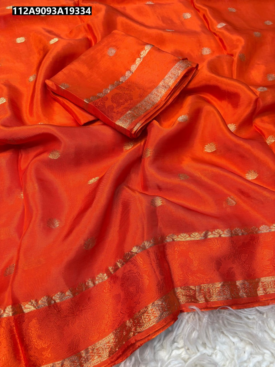 Pure viscose Mysore Crepe Saree