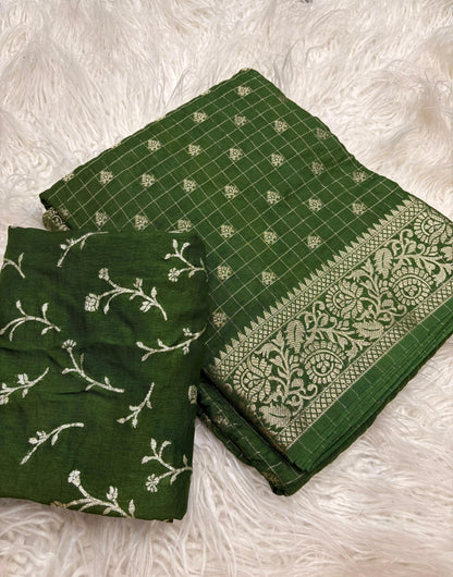 Pure viscose Russian Dola Silk Saree