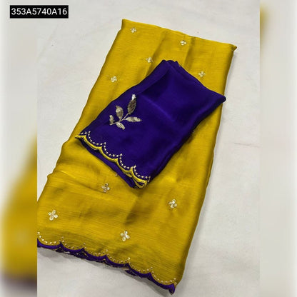 Soft Satin Chinnonn Saree