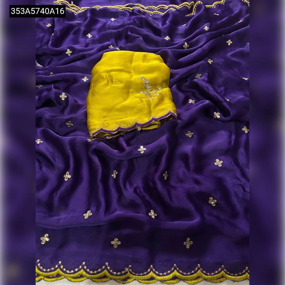 Soft Satin Chinnonn Saree