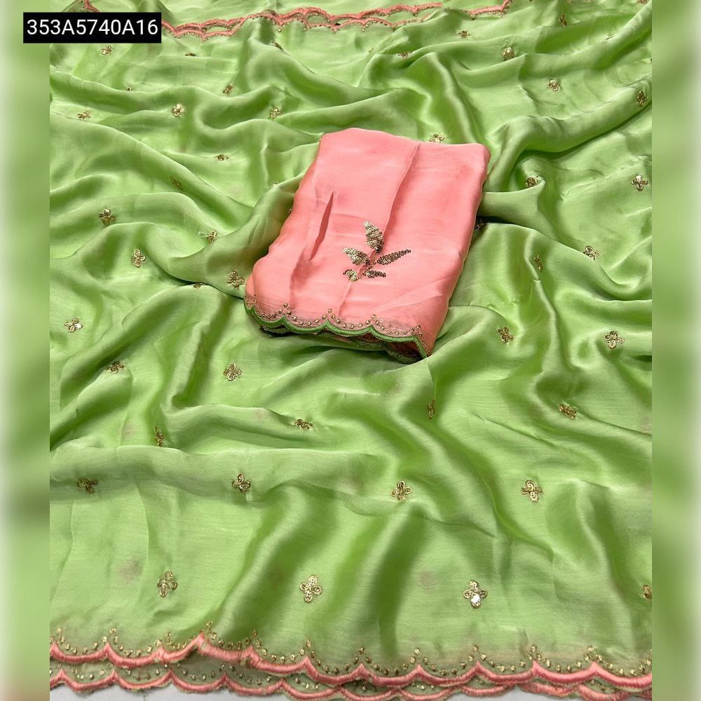 Soft Satin Chinnonn Saree