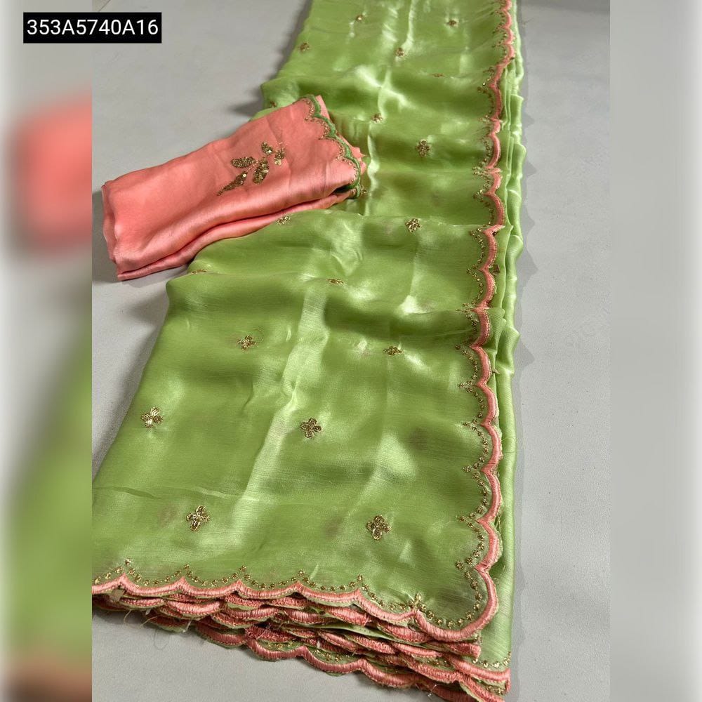 Soft Satin Chinnonn Saree