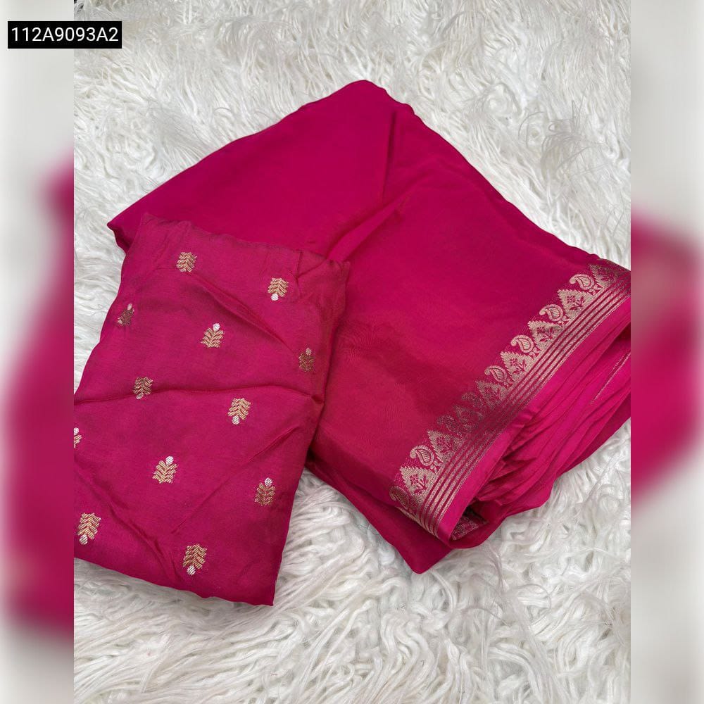 Pure Mysore Crepe Viscose Saree